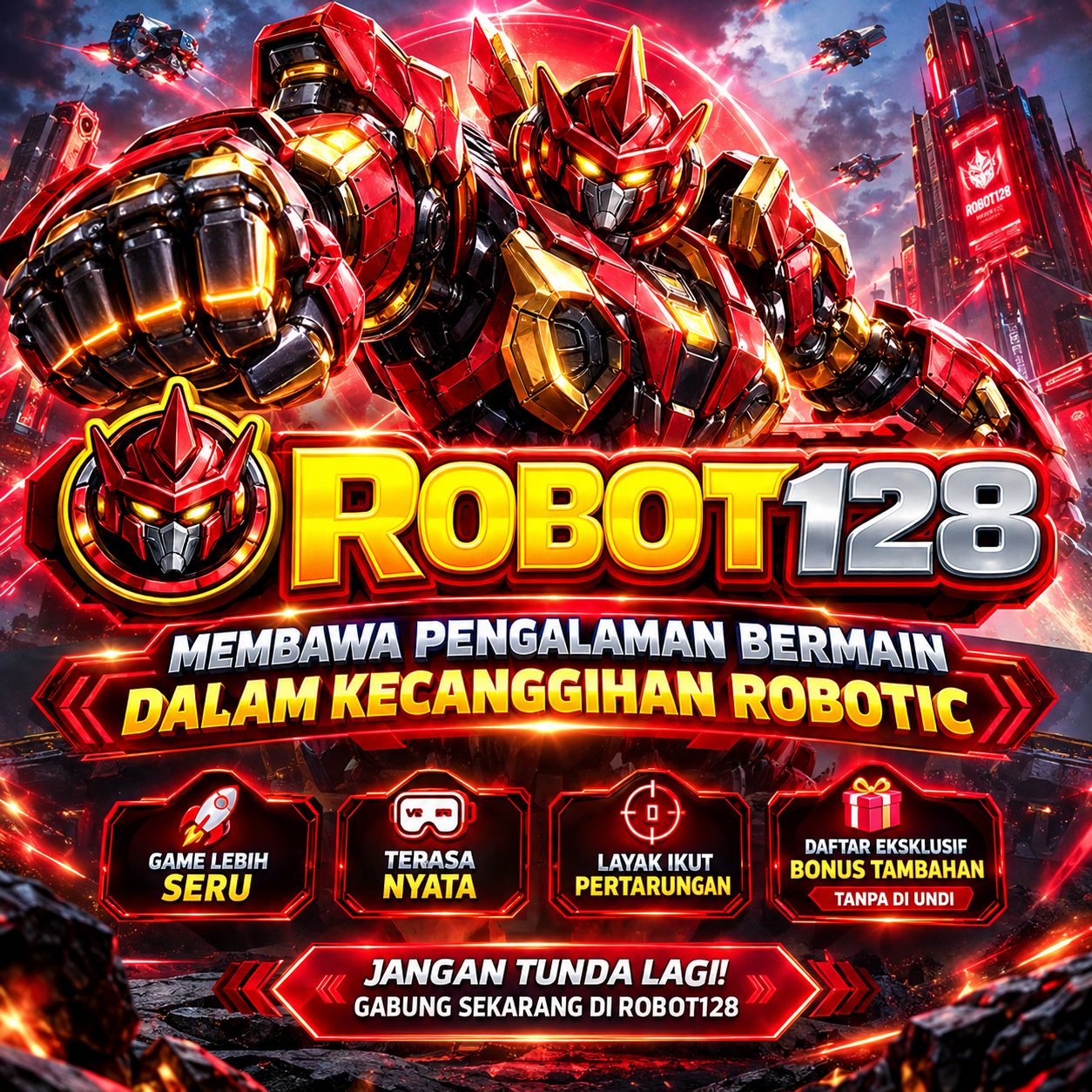 ROBOT128 : Membawa Pengalaman Bermain Dalam Kecanggihan Robotice 8+ Years
